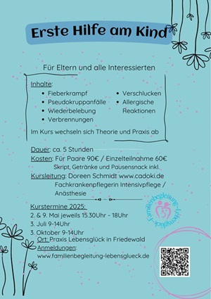 Erste Hilfe am Kind